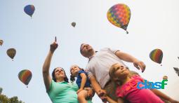 Volo in mongolfiera per famiglie