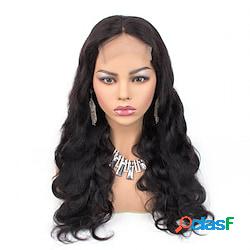 capelli umani remy 4x4 lace front wig parte centrale capelli
