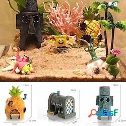 cartone animato fish tank decor figure ornamenti simulazione