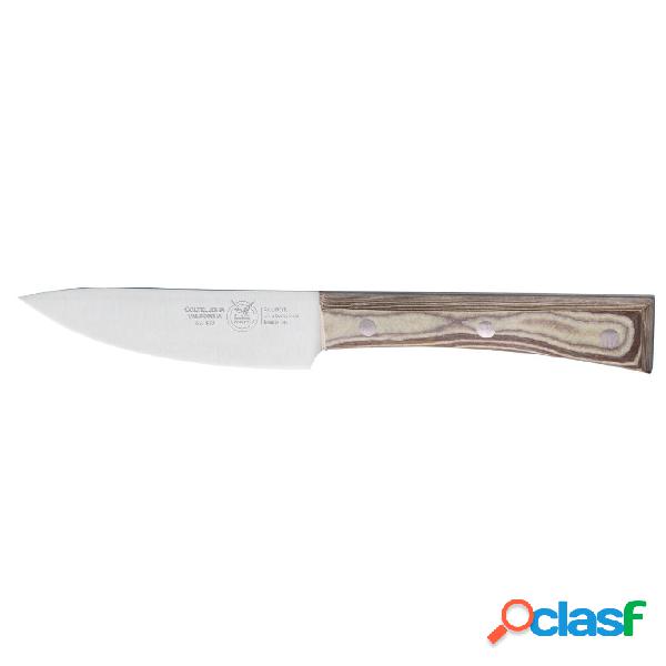 coltello cucina cm 12, colore nocciola, manico in paperstone