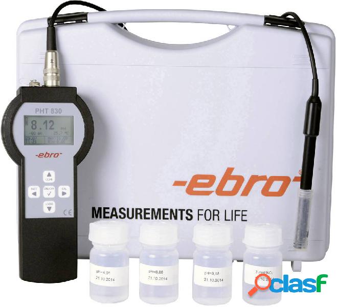 ebro PHT 830 Set 1 Misuratore pH pH, Temperatura