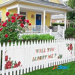 proposta di matrimonio banner arazzo arredamento artistico