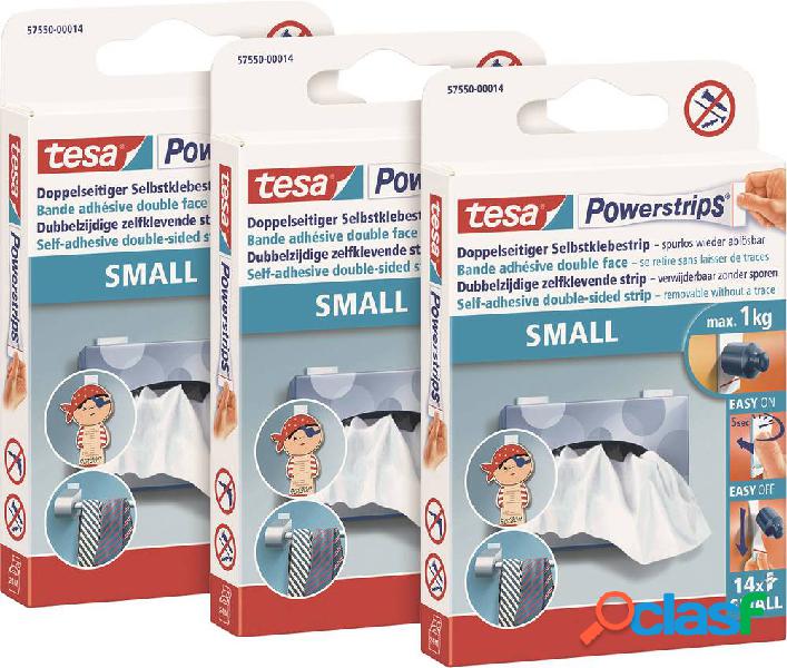 tesa POWERSTRIPS® Small Nastro biadesivo Bianco Contenuto: