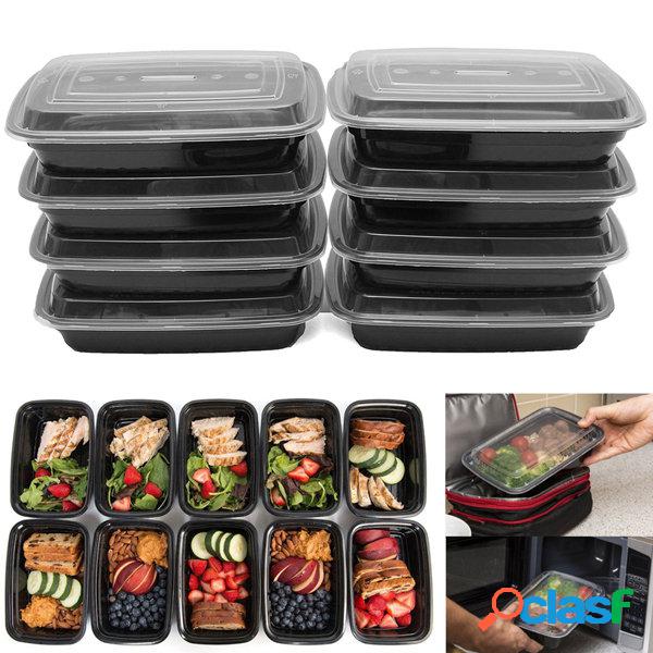 10Pcs 24 oz Pasto Prep Food Contenitori con coperchi