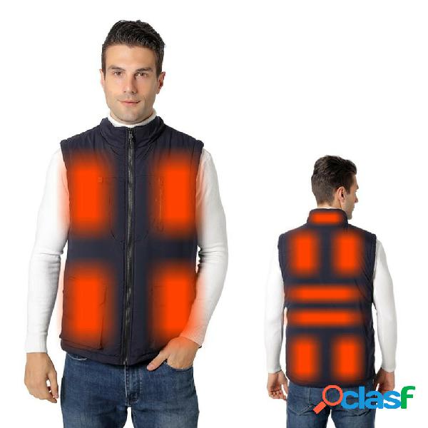 11 Area Men Winter Smart Warming Gilet in cotone Riscaldato