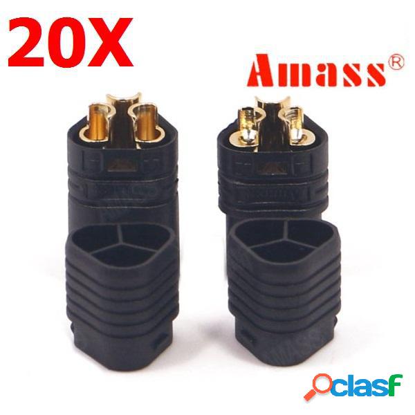 20 paia Amass MT60 Tappo a tre fori Connettore Maschio e