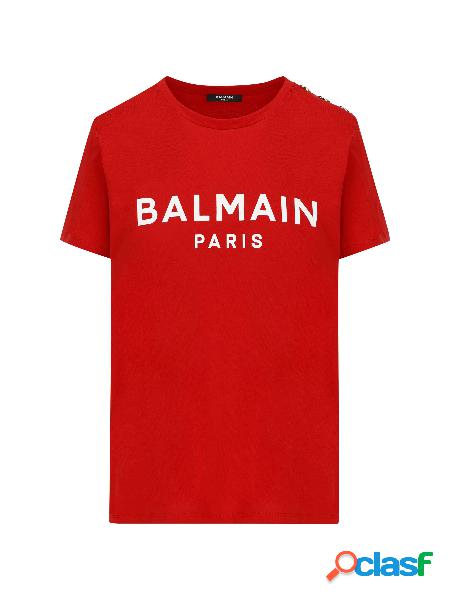 3 btn printed balmain t-shirt