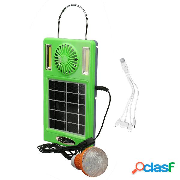 4-in-1 750lm campeggio Light COB Faro da lavoro solare