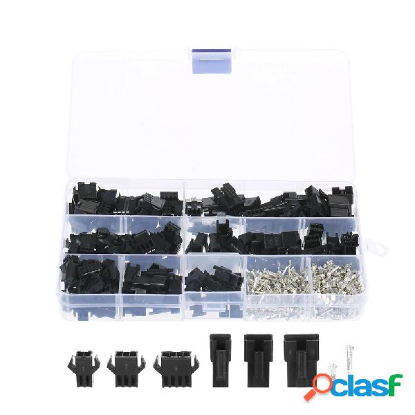 480PCS SM2.54mm Linea Du Pont Terminal Connettore 2P 3P 4P