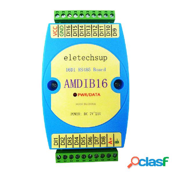 AMDIB16 DC 12V 24V 16 canali NPN Modulo ingresso digitale
