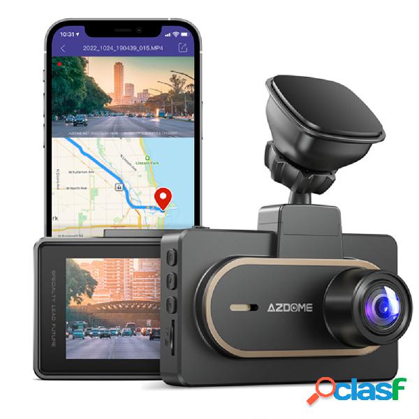 AZDOME M27 Auto DVR 2K FHD 1440P Dash Cam Built-in GPS WIFI