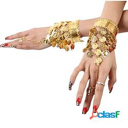 Accessori danza e ballo 1 bracciale Monetine Nappa Per donna