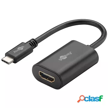 Adattatore Goobay Dual Screen USB-C/HDMI - 4K UHD - Nero