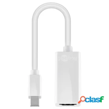 Adattatore Mini DisplayPort / HDMI Goobay - Bianco