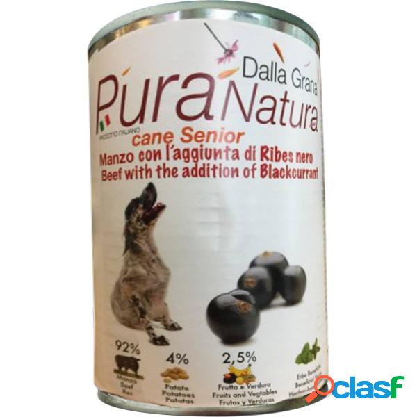 Alimenti Umidi per Cani Senior Manzo e Ribes nero 400 gr