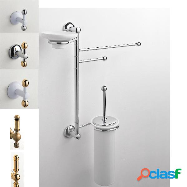 Asta attrezzata WC/BIDET ZACINTO 44x14xh60 cm Porta scopino