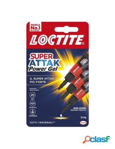 Attak - Colla Loctite Super Attak Power Flex 3 Pezzi