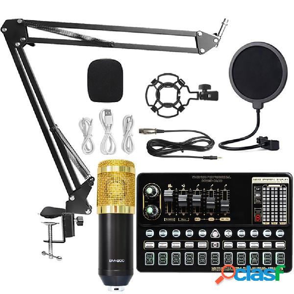 BM800 Condensatore Microfono Kit Pro Audio Studio Sound