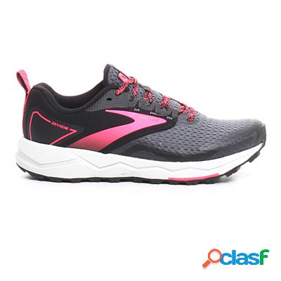 BROOKS Divide 2 scarpa da running - grigio nero rosa