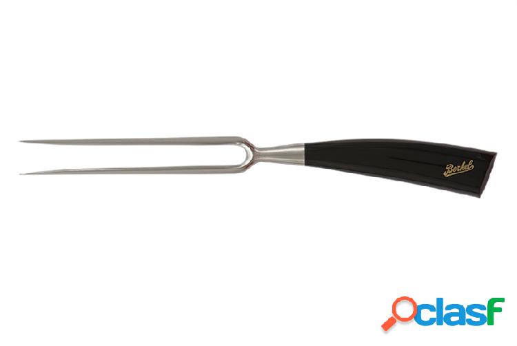Berkel Forchettone Elegance acciaio con manico nero acciaio