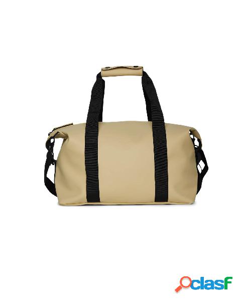 Borsa Weekend small color sabbia con doppio manico e