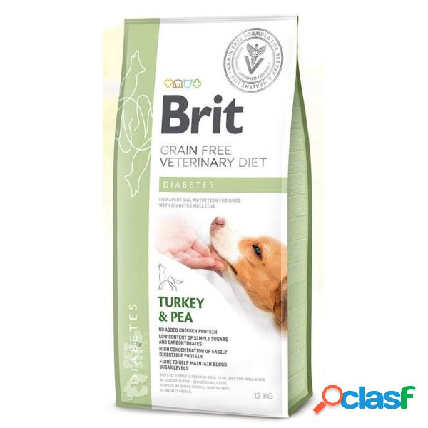Brit Veterinary Diet Diabetes Tacchino e Piselli 12 kg