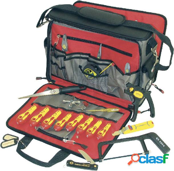 C.K T1630 FKIT Borsa porta utensili con contenuto 18 parti