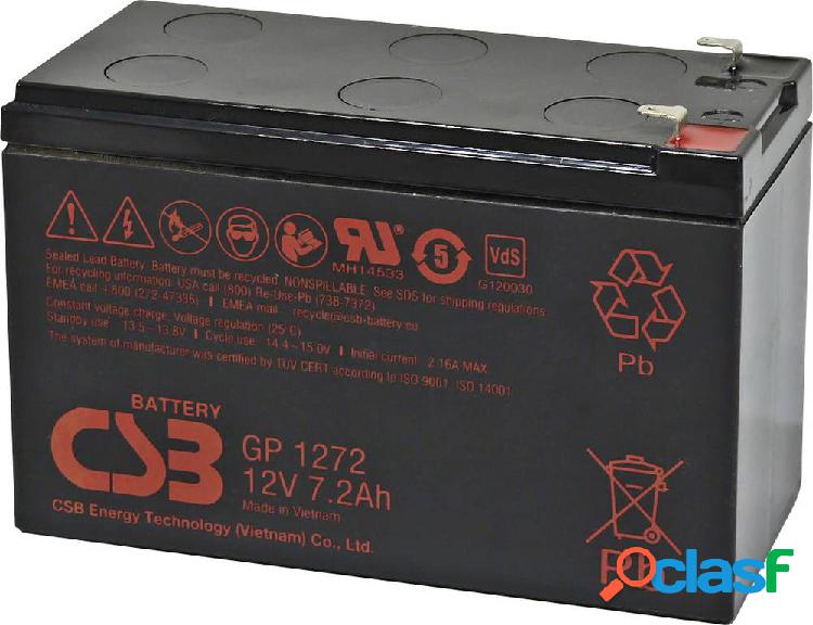 CSB Battery GP 1272 Standby USV GP1272F1 Batteria al piombo