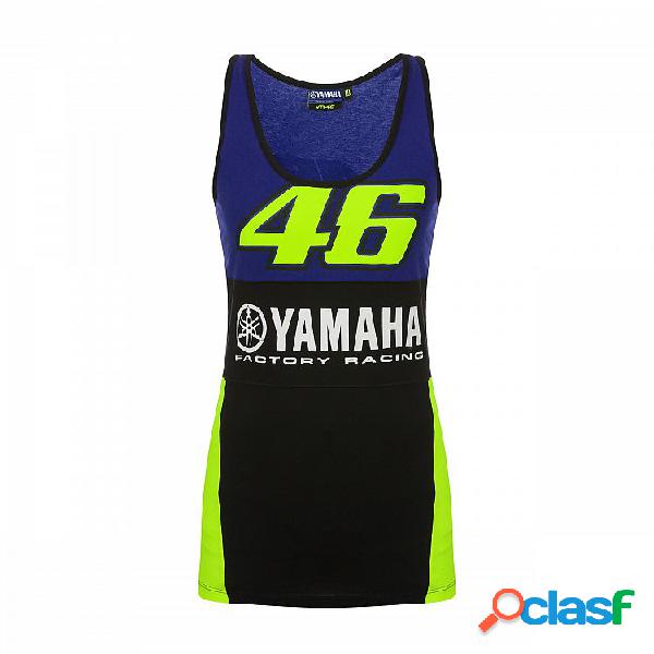 Canotta donna VR46 RACING Yamaha Blu Nero Giallo