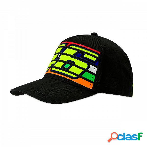 Cappellino VR46 46 STRIPES Nero