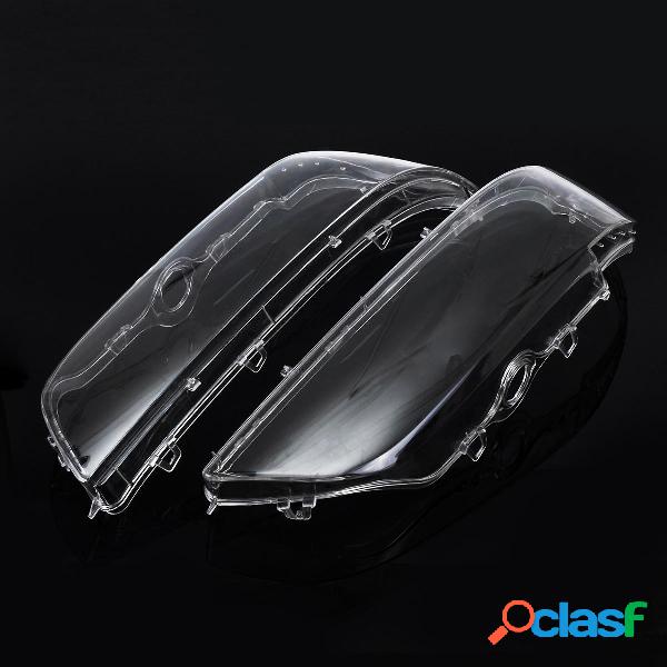 Car Clear Clear Headlight lente Cover ABS Coppia per BMW E39