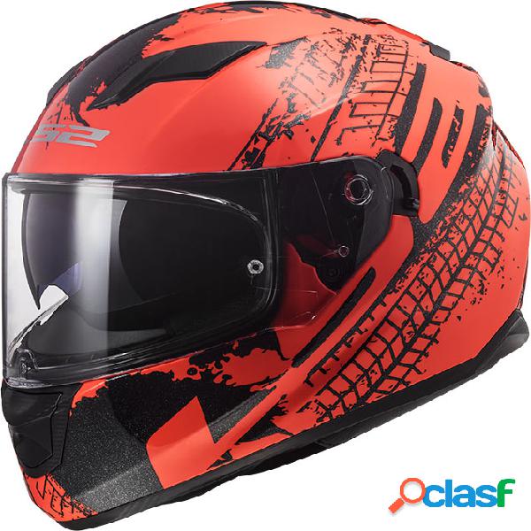 Casco Integrale LS2 FF320 STREAM EVO Rosso lava fluo Arancio