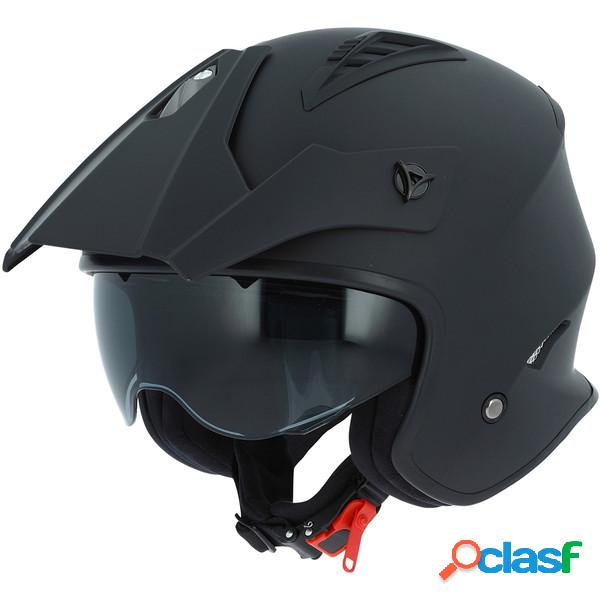 Casco cross Astone Helmets Minicross Monocolor nero opaco