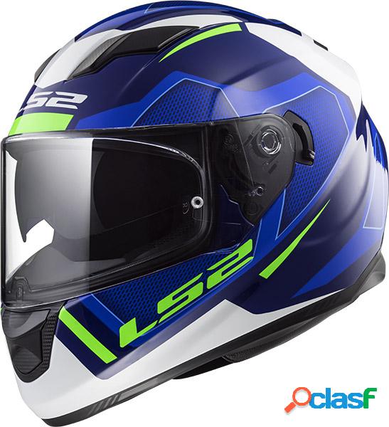 Casco integrale LS2 FF320 STREAM EVO AXIS Blu Bianco
