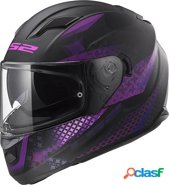 Casco integrale LS2 FF320 STREAM EVO LUX Nero opaco Rosa