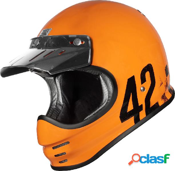 Casco integrale ORIGINE VIRGO DANNY in fibra Arancio Lucido