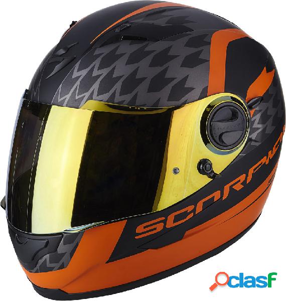 Casco integrale Scorpion EXO 490 GENESI Nero Opaco Arancio