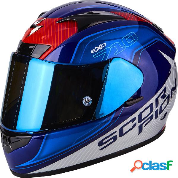 Casco integrale Scorpion EXO 710 AIR MUGELLO in fibra Blu