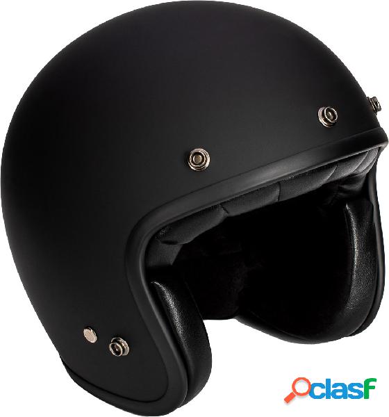 Casco jet Carburo Epic II EXTRA FIT in fibra Nero Opaco