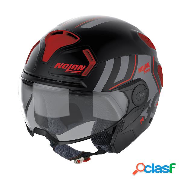 Casco jet Nolan N30-4 T Parkour Rosso