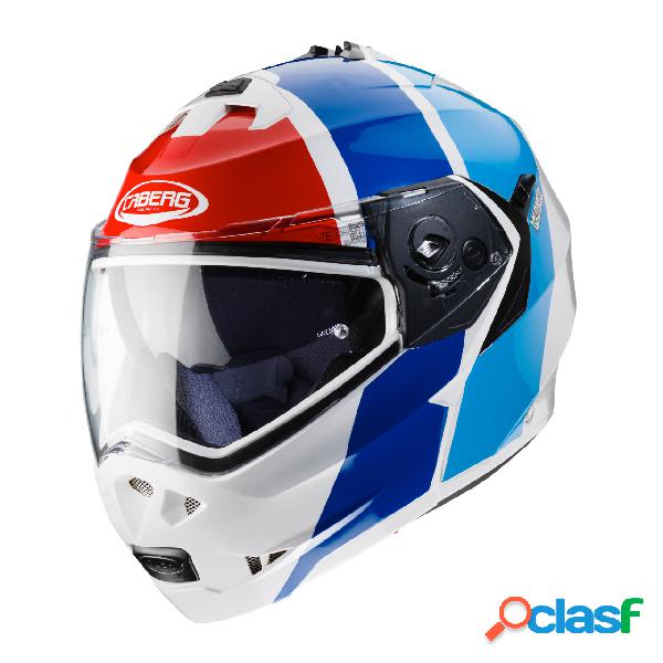 Casco modulare Caberg Duke II Impact bianco metallizzato