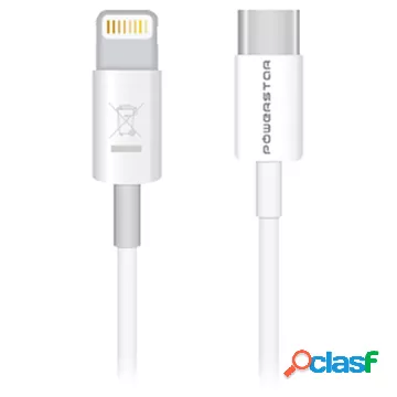Cavo USB-C / Lightning Powerstar - 1m - Bianco