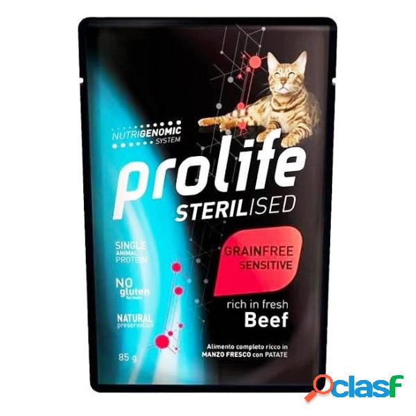 Cibo umido gatti Prolife Sterilised Grain Free Sensitive