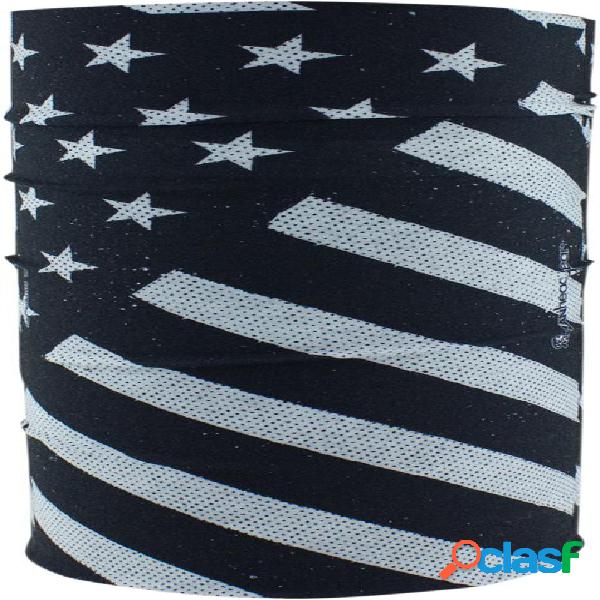 Cilindro Scaldacollo Zan Headgear Fleece Motley Flag Nero e