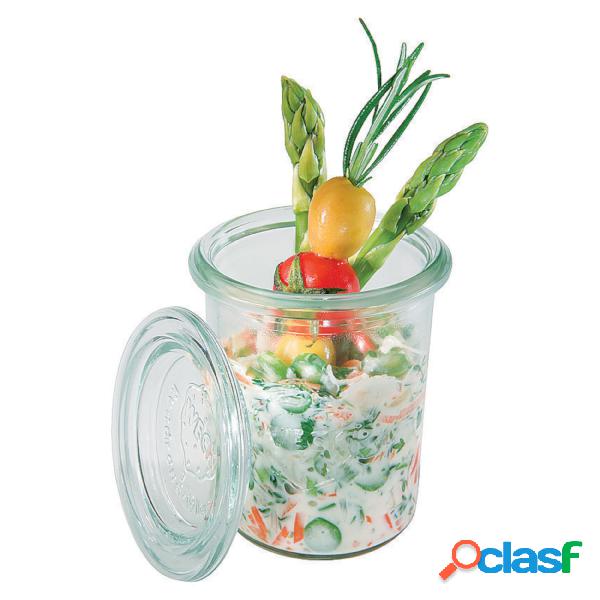 Confezione 12 Pz Vasetti C/ Coperchio 160 Vetro, peso 2,1 kg