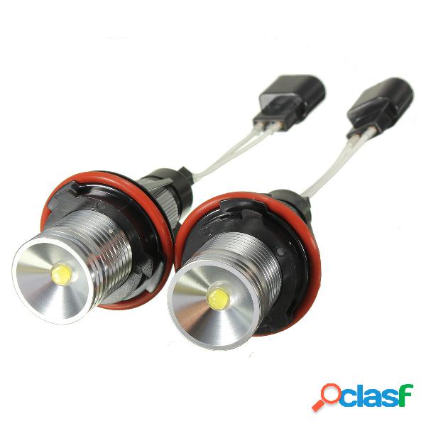 Coppia 20W LED Fari Angel Eye Lights Lampadine Halo per BMW