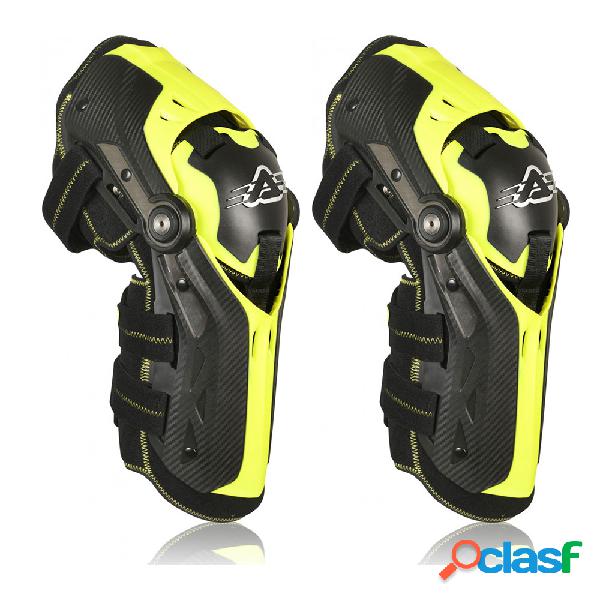 Coppia di ginocchiere Acerbis GORILLA Nero Giallo