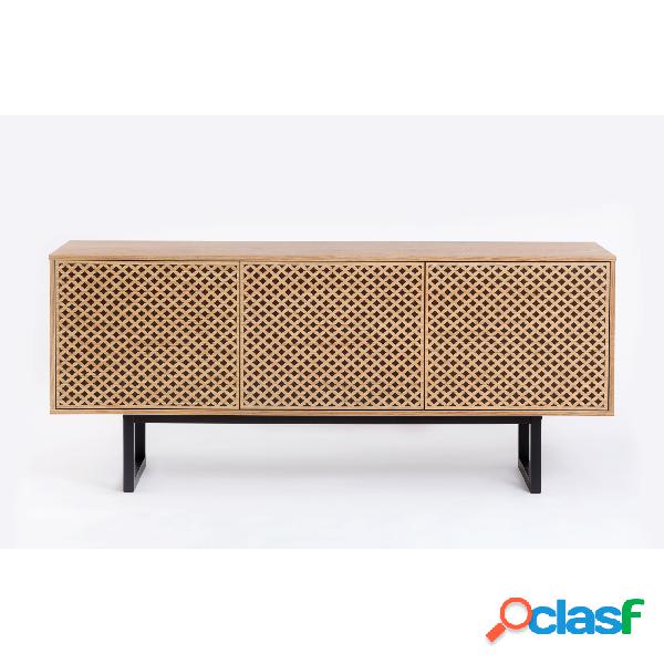 Credenza Camden stampa Diamante in legno ingegnerizzato e