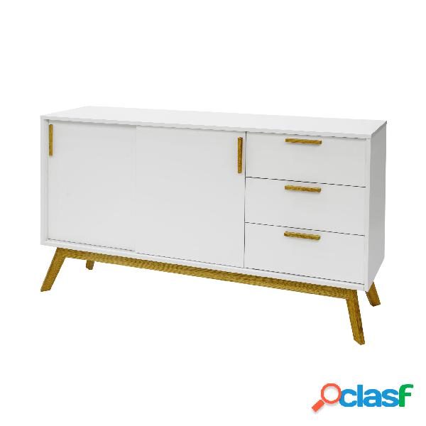 Credenza nordica Kensai con porta scorevole in legno
