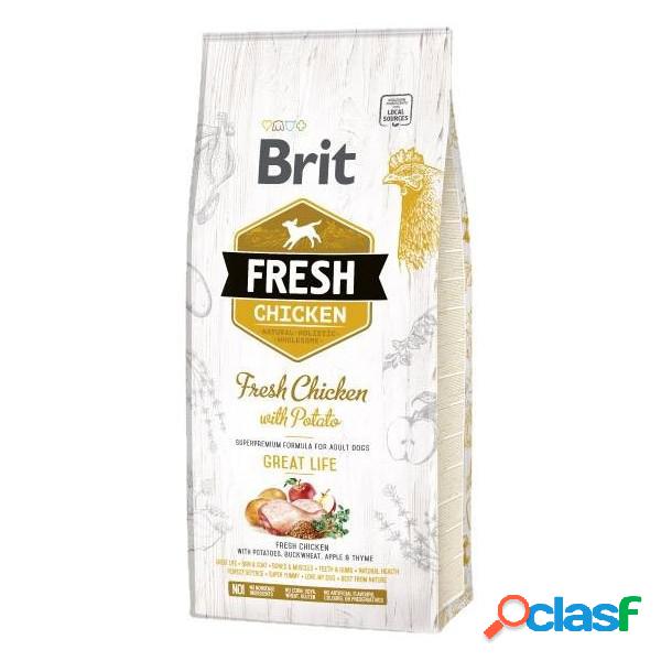 Crocchette cane Brit Care Fresh Pollo con Patate Adult 12 kg
